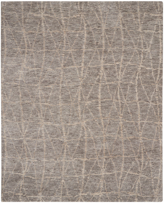 Nourison Ellora 7'9" x 9'9" Sand Scandinavian Indoor Rug