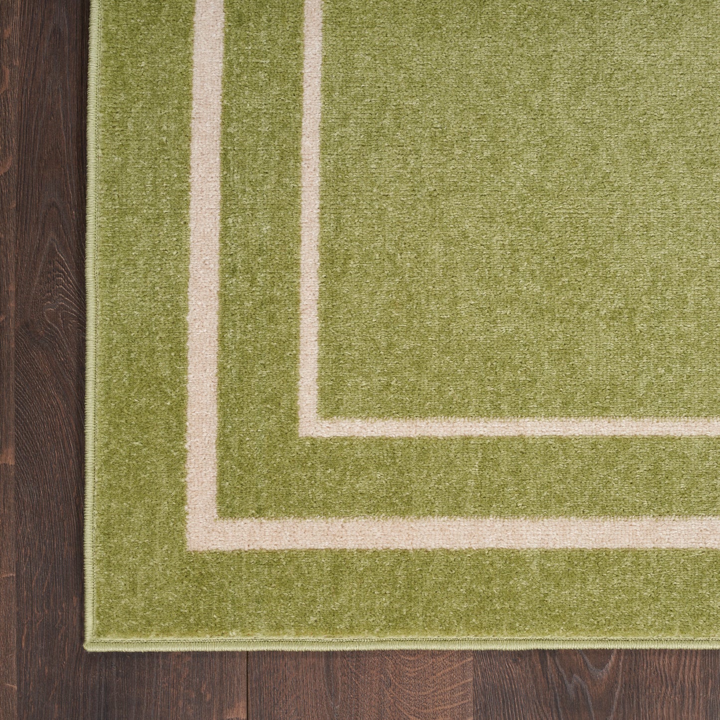 Nourison Nourison Essentials 5' x Square Green Ivory Contemporary Rug