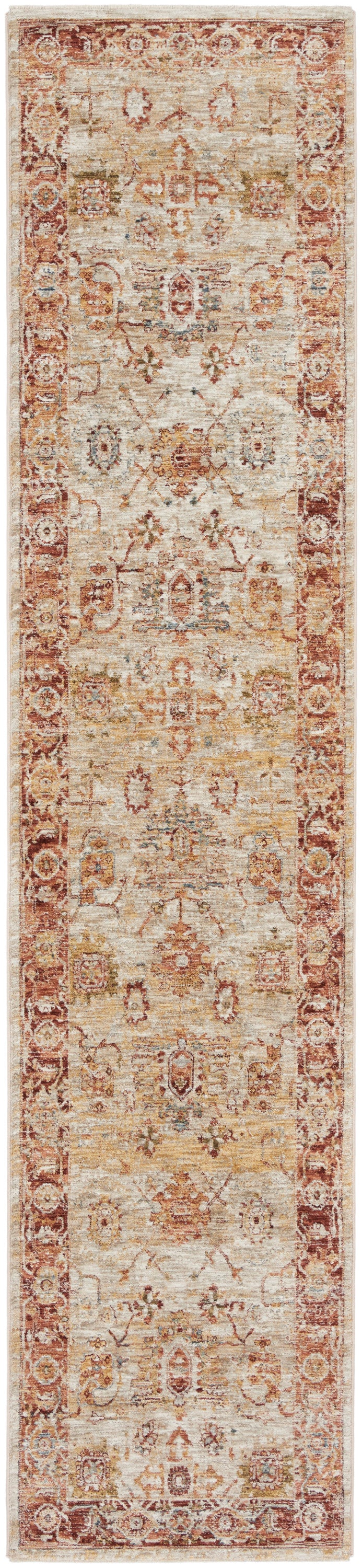 Nourison Sahar 2'3" x 10'2" Ivory Persian Indoor Rug