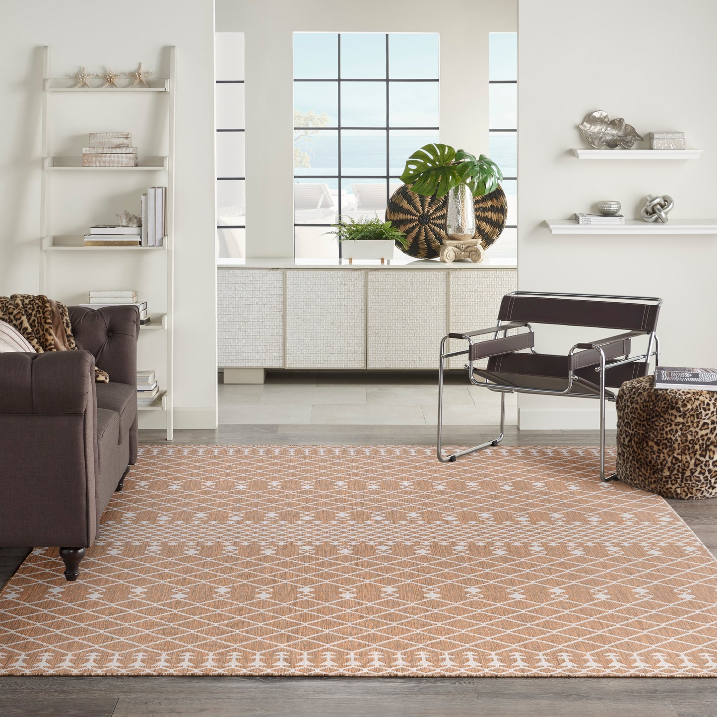 Nourison Positano 8' x 10' Jute Modern Rug