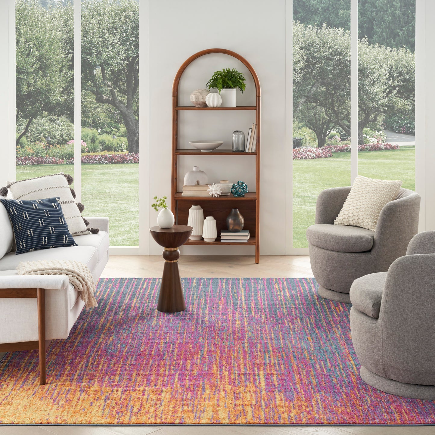 Nourison Passion 8' x 10' Multicolor Modern Indoor Rug