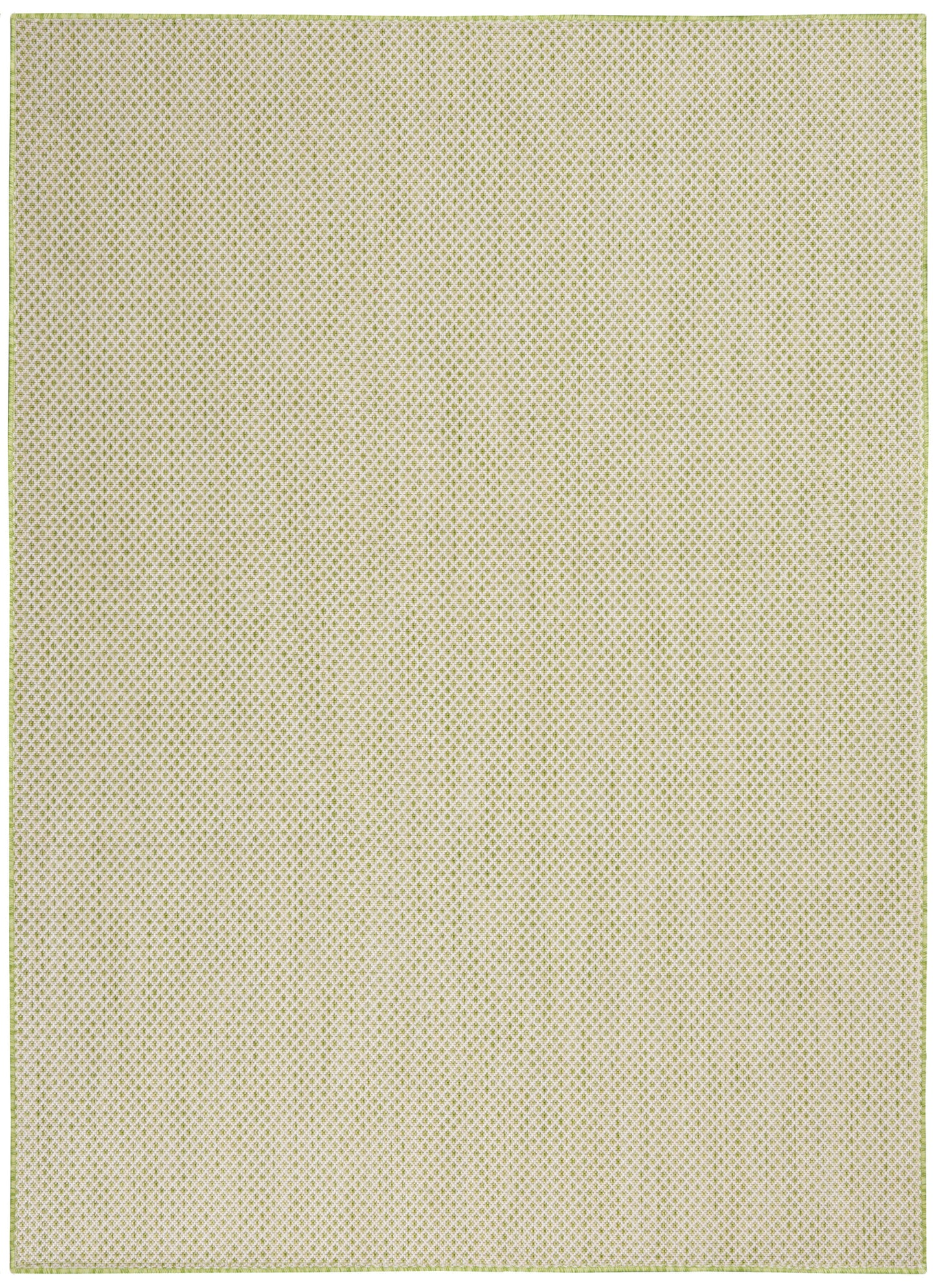 Nourison Courtyard 4' x 6' Ivory Green Modern Rug