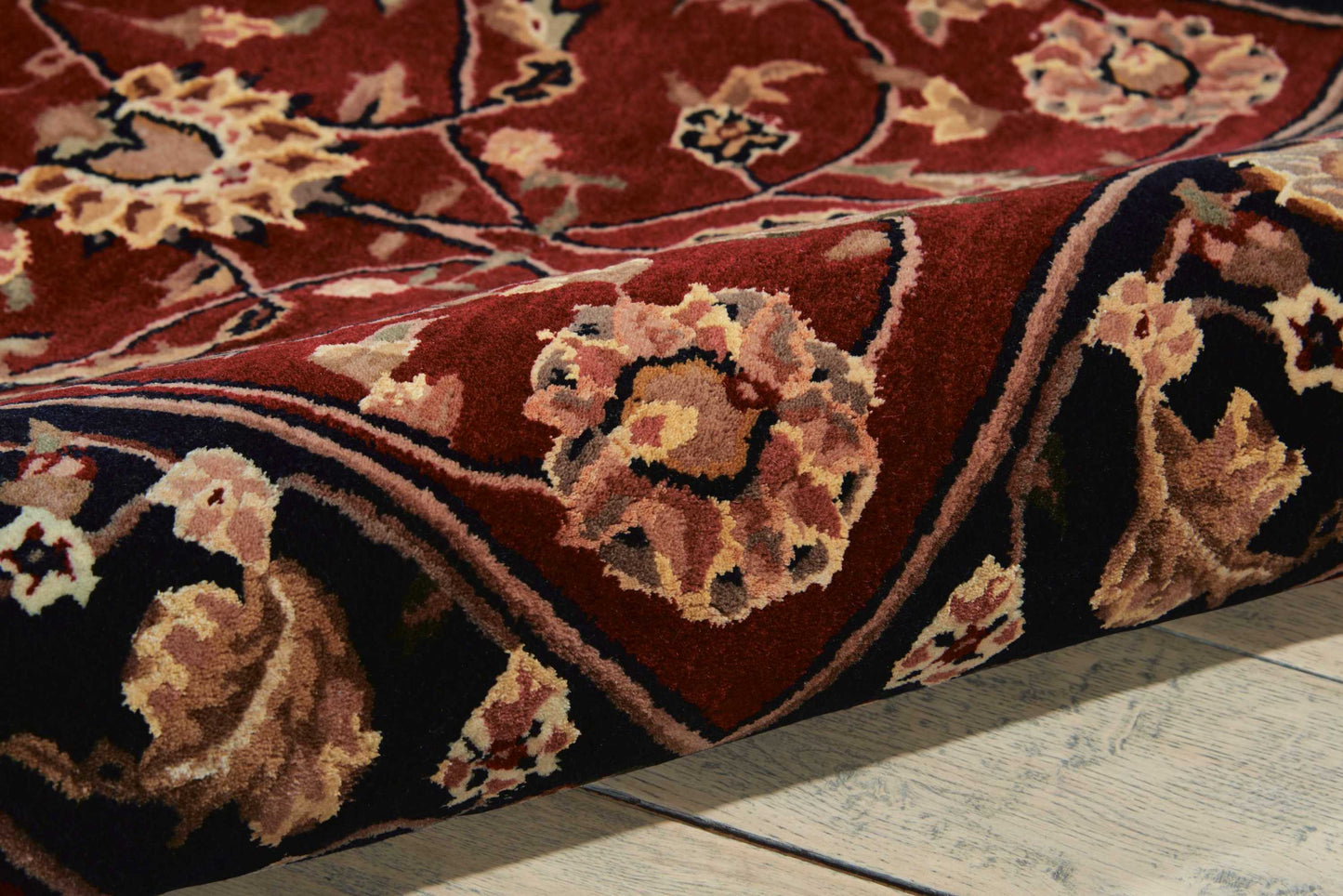 Nourison Nourison 2000 2'3" x 8' Burgundy Traditional Indoor Rug