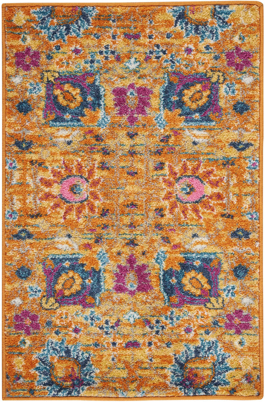 Nourison Passion 1'10" x 2'10" Sunburst Bohemian Indoor Rug