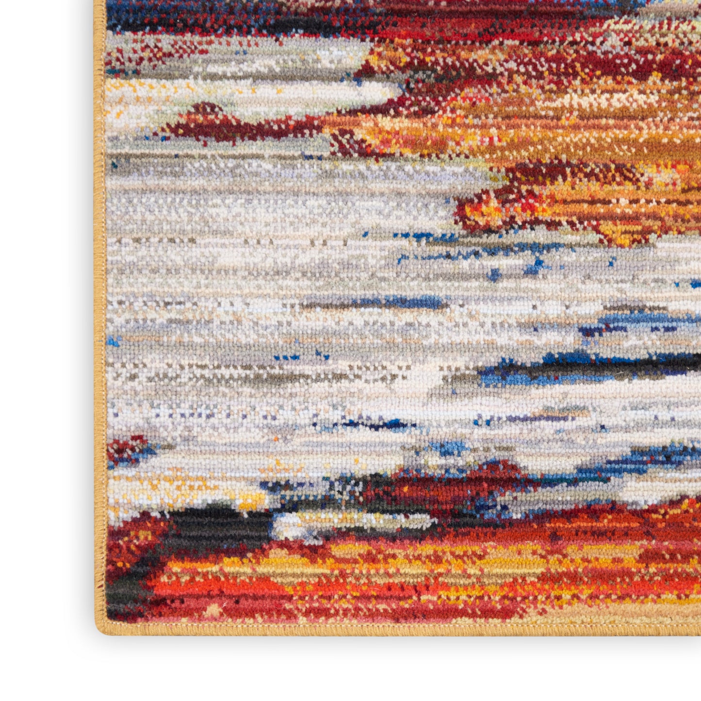 Nourison Chroma 5'6" x 8' Lava Flow Modern Indoor Rug