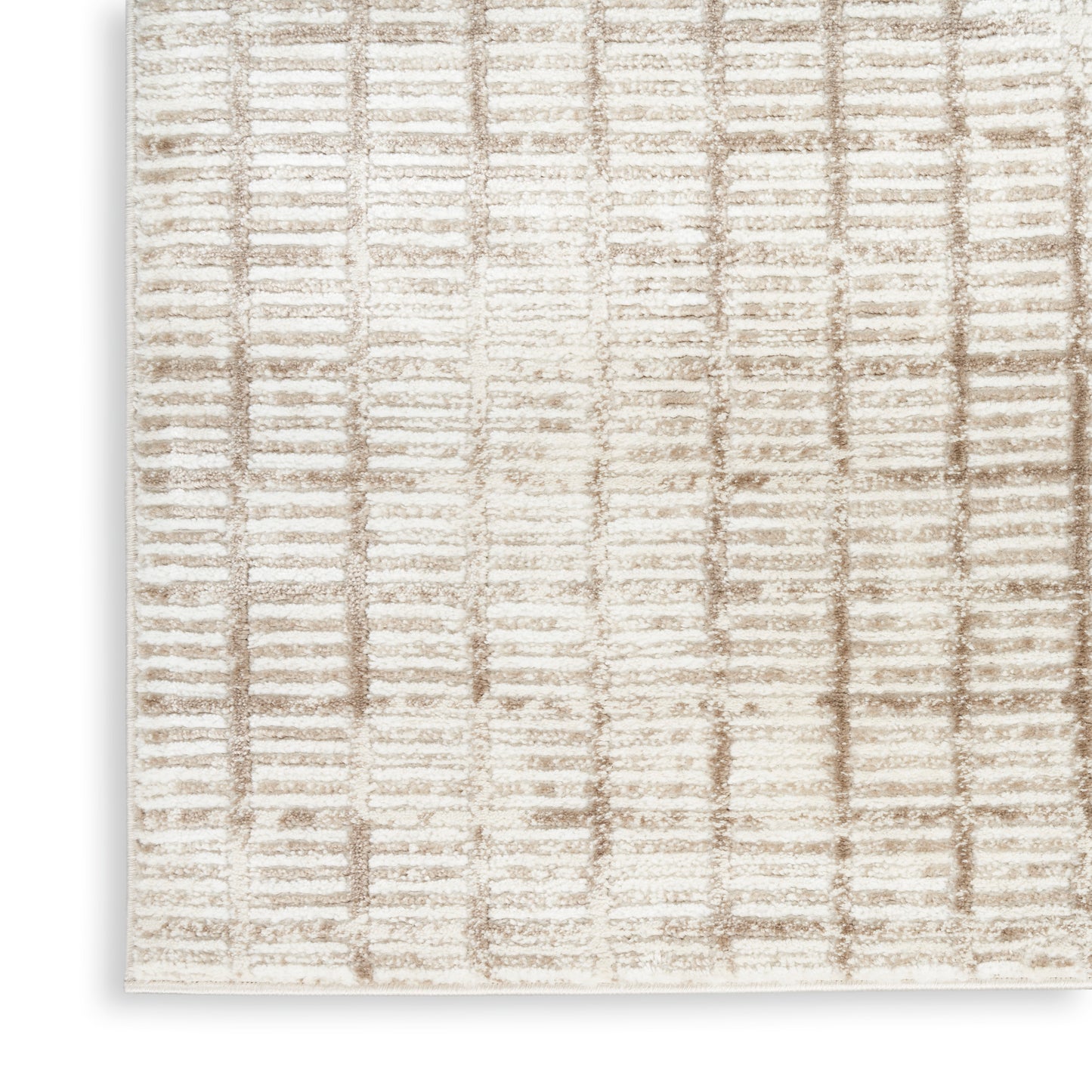 Nourison Dew 7'10" x 9'10" Ivory Beige Modern Indoor Rug