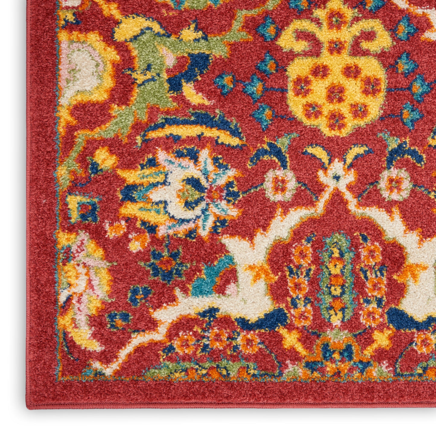 Nourison Allur 2' x 3' Red Multicolor Bohemian Indoor Rug