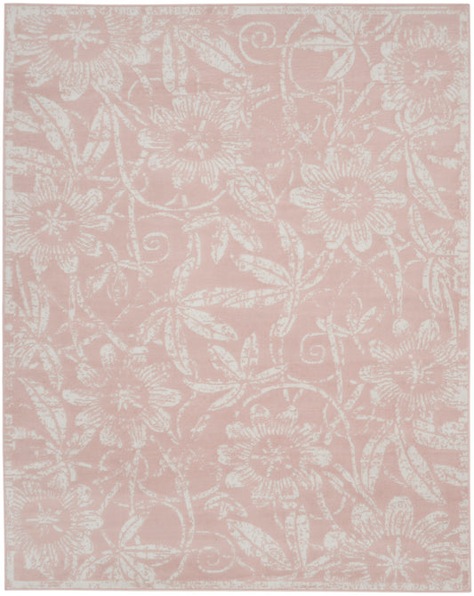 Nourison Whimsicle 7' x 10' Pink Farmhouse Indoor Rug