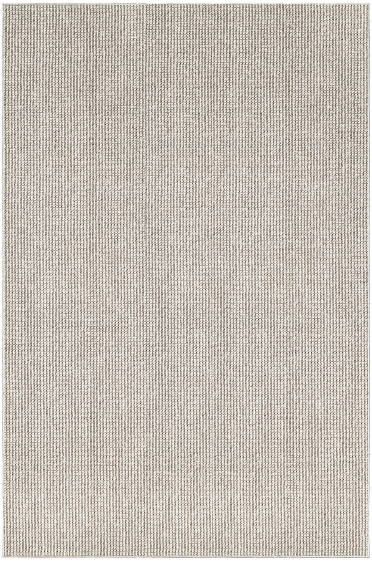 Nourison Natural Texture 3'11" x 5'11" Ivory Mocha Farmhouse Indoor Rug