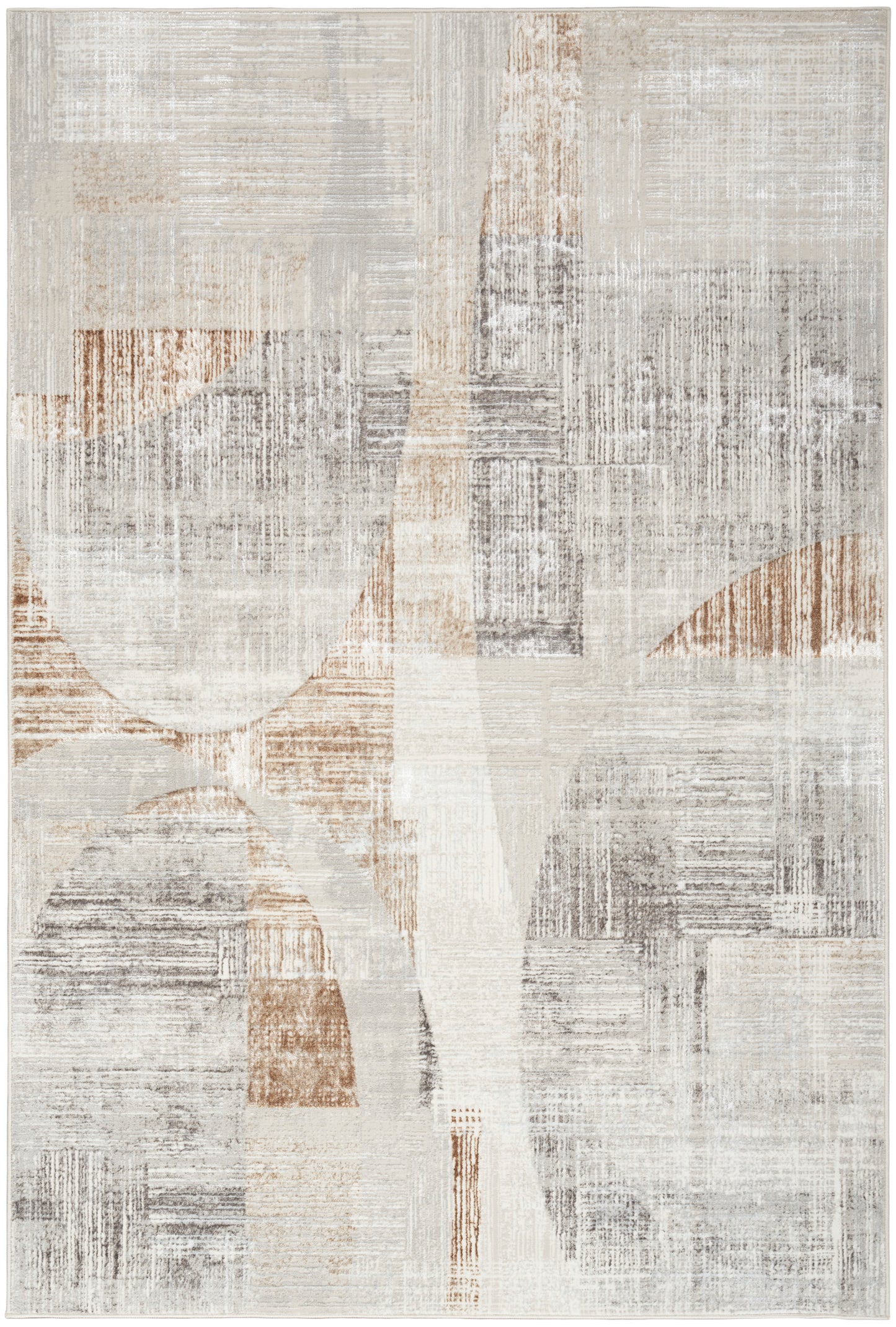 Inspire Me! Home Décor Iliana 3'11" x 5'11" Grey Modern Indoor Rug