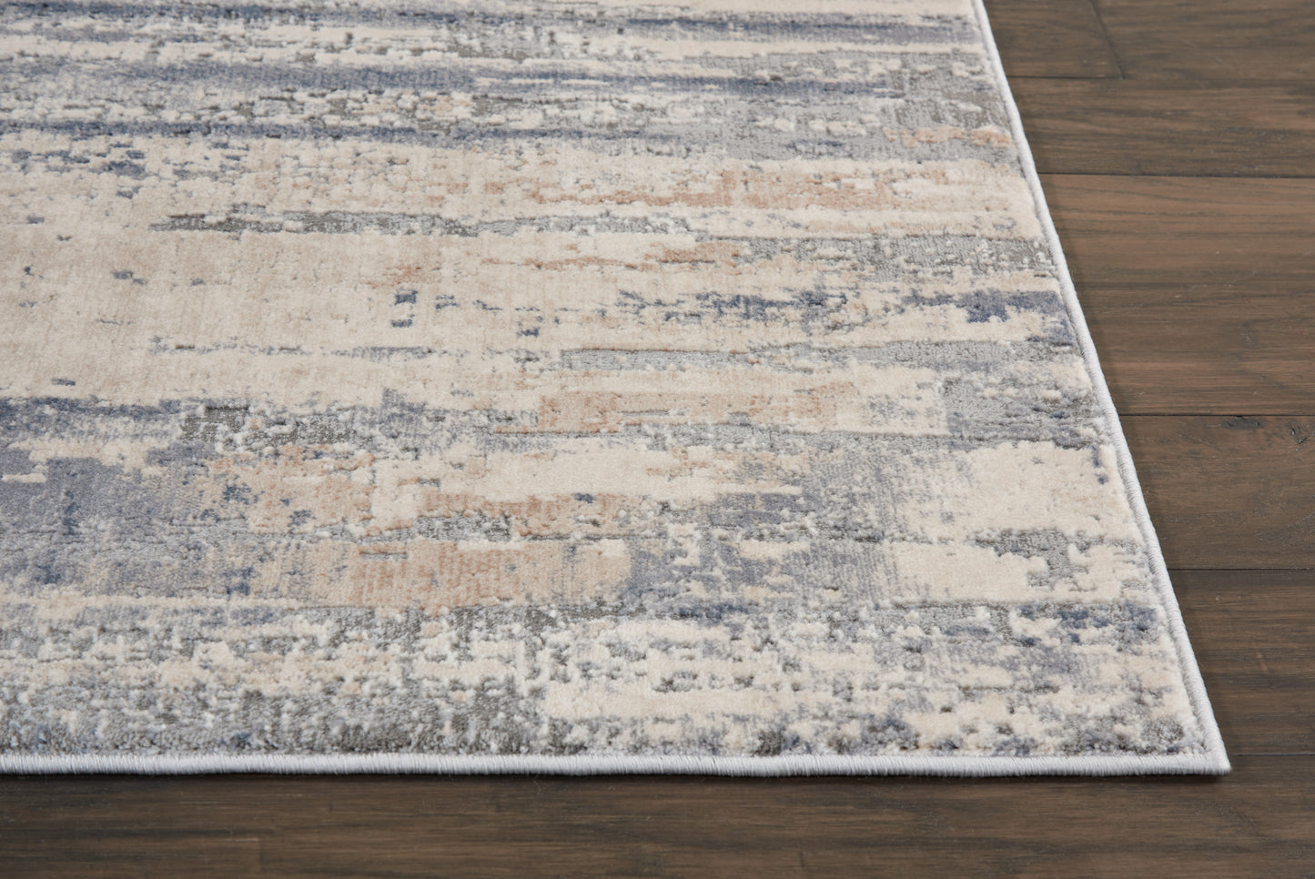 Nourison Rustic Textures 3'11" x 5'11" Beige Grey Modern Indoor Rug