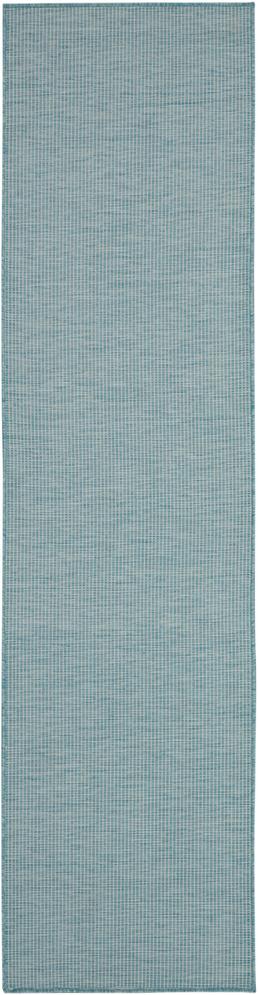 Nourison Positano 2'2" x 8' Aqua Modern Rug