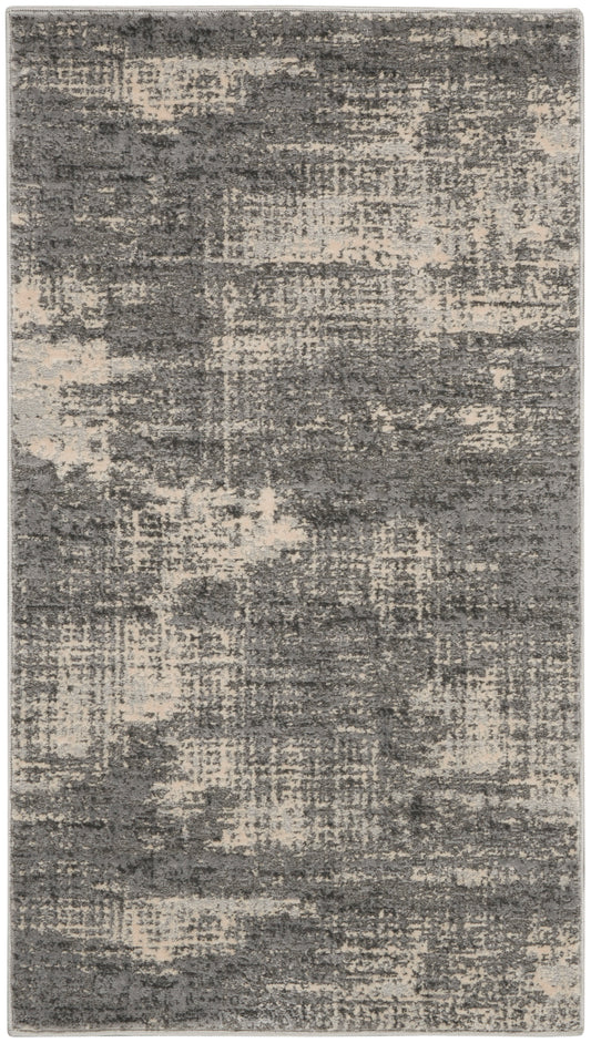 Calvin Klein CK950 Rush 2'2" x 3'9" Grey Beige Modern Indoor Rug