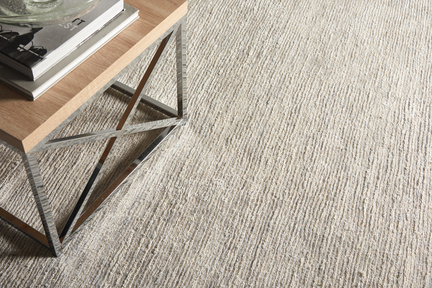 Nourison Ocean 7'9" x 9'9" Mist Modern Indoor Rug