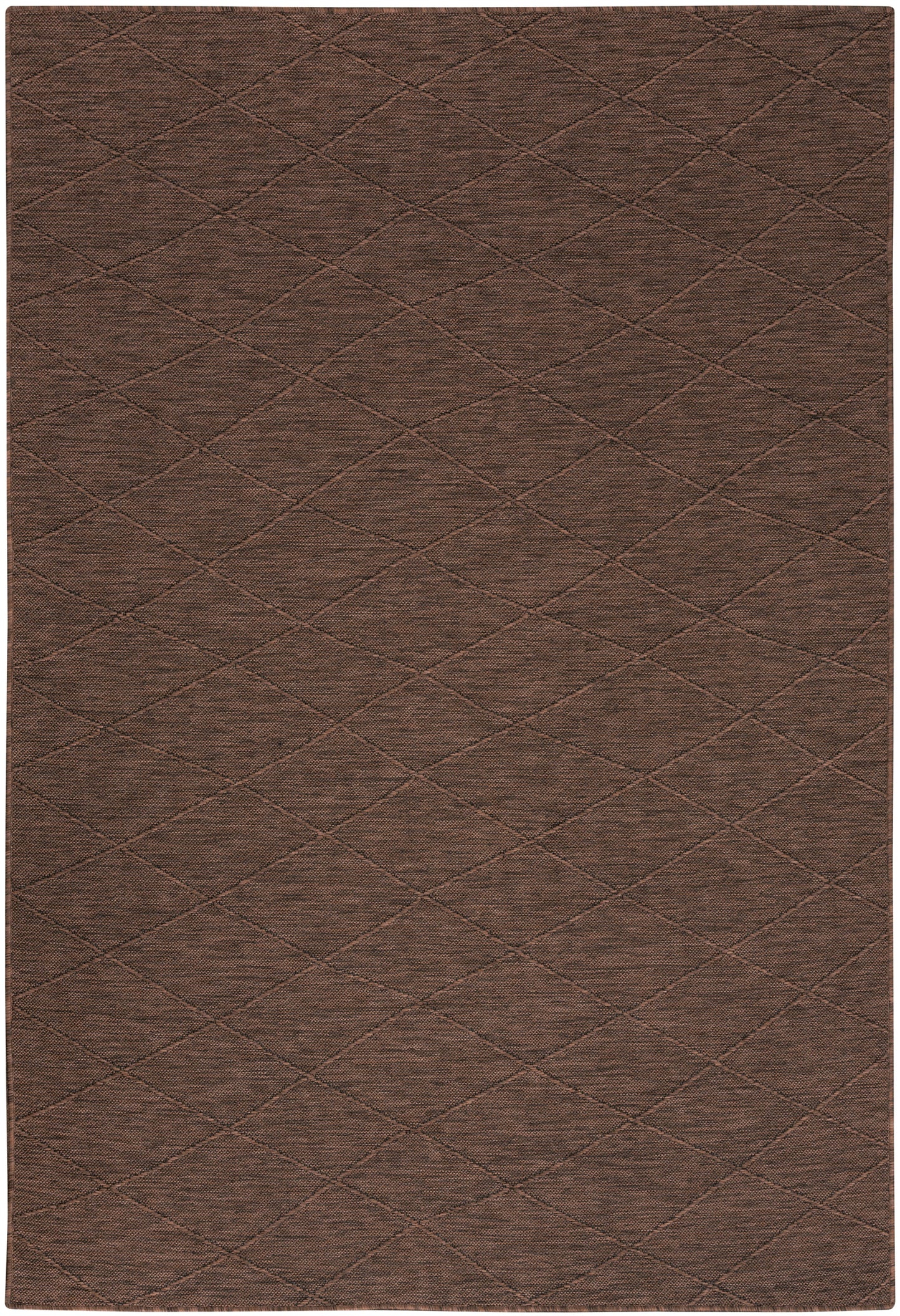 Nourison Washable Solutions 7' x 10' Mocha Modern Rug