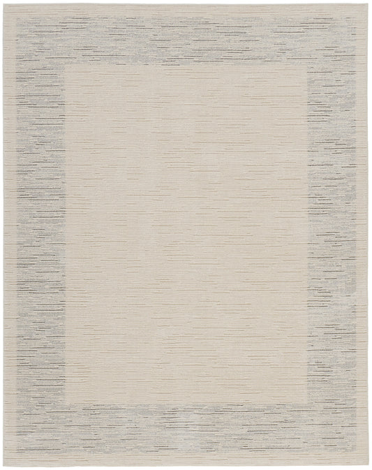 Nourison Andes 5'3" x 7'3" Ivory Grey Scandinavian Indoor Rug