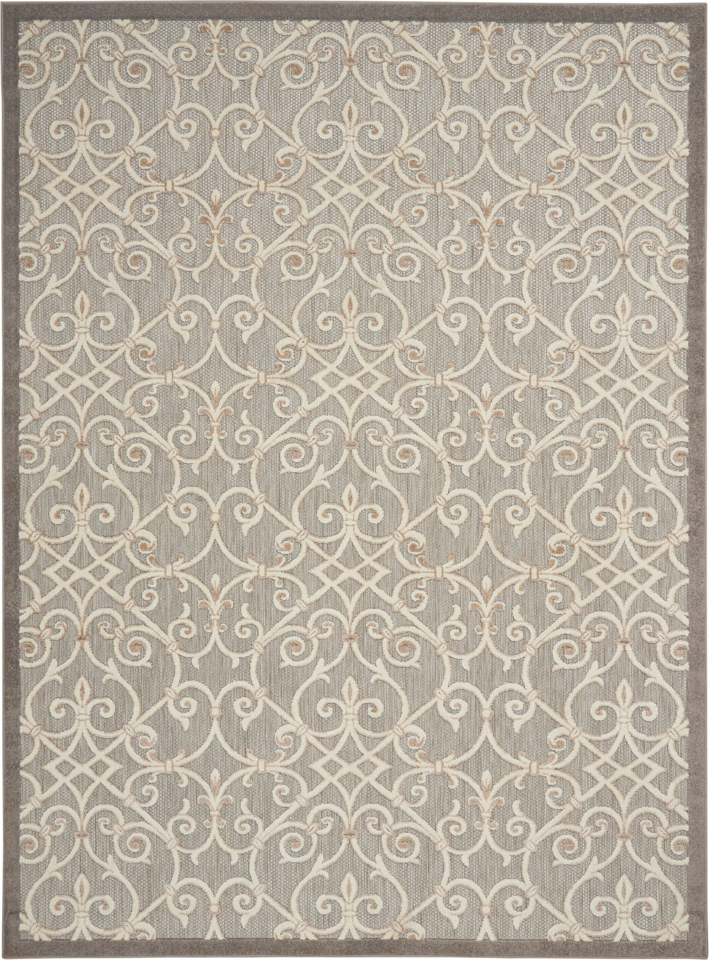 Nourison Aloha 7'10" x 10'6" Natural Contemporary Rug