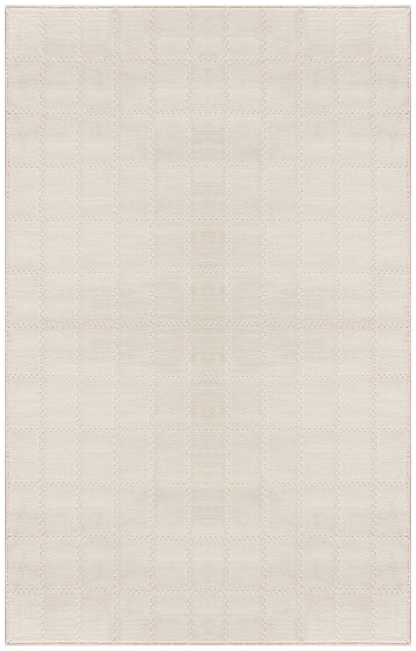 Nourison Serenity Home 3'11" x 5'11" Ivory Cream Modern Indoor Rug