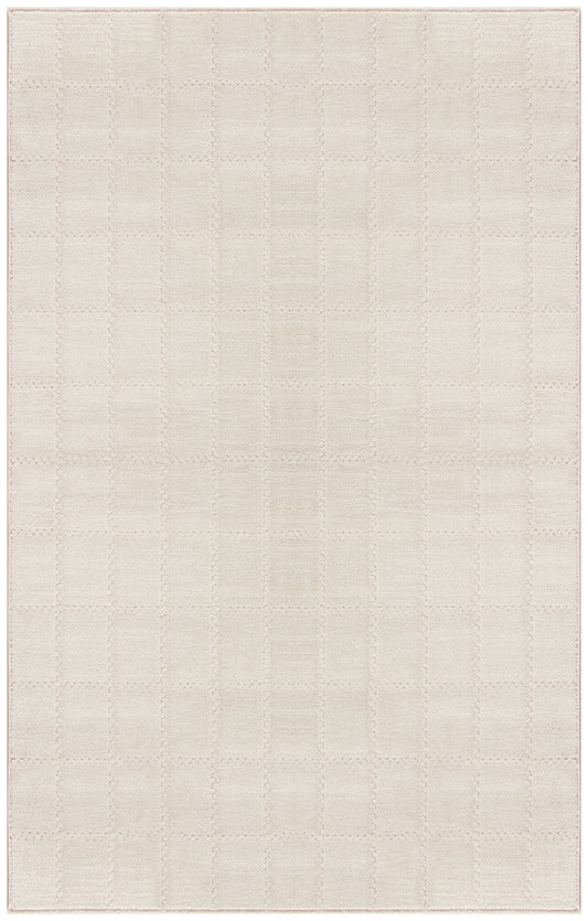 Nourison Serenity Home 3'11" x 5'11" Ivory Cream Modern Indoor Rug