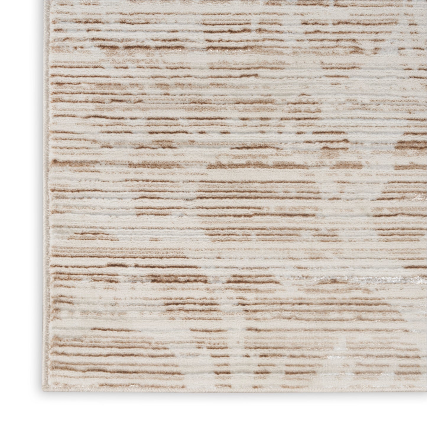 Inspire Me! Home Décor Iliana 3'11" x 5'11" Ivory Grey with Gold Accents Modern Indoor Rug