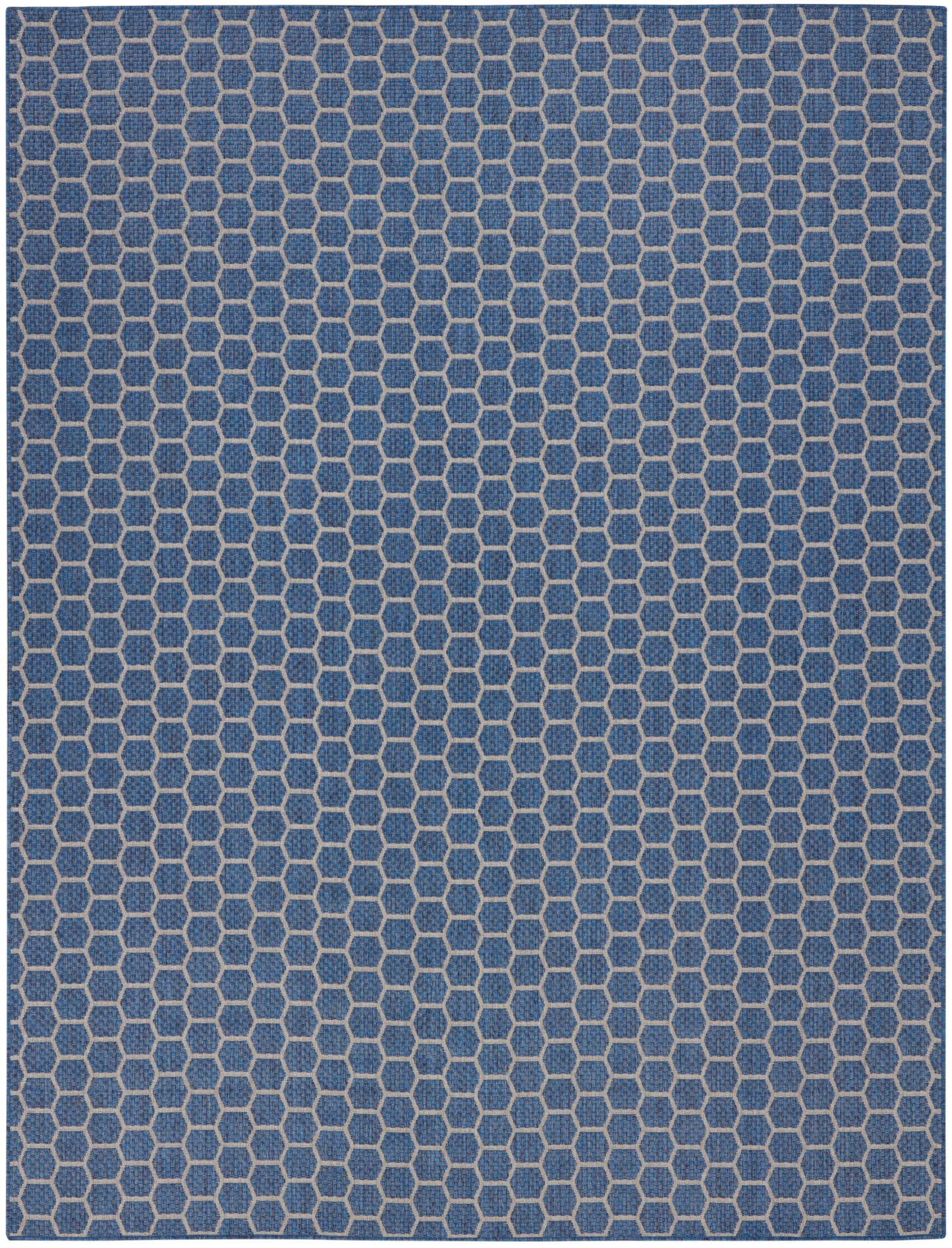 Nourison Twist Reversible 9' x 12' Blue Modern Rug