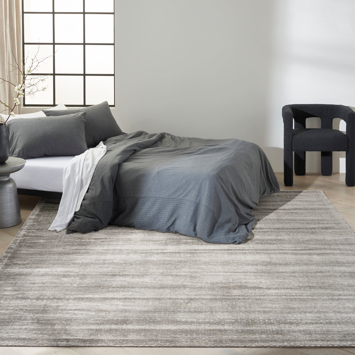 Calvin Klein Valley 9'9" x 13'9" Grey Modern Indoor Rug