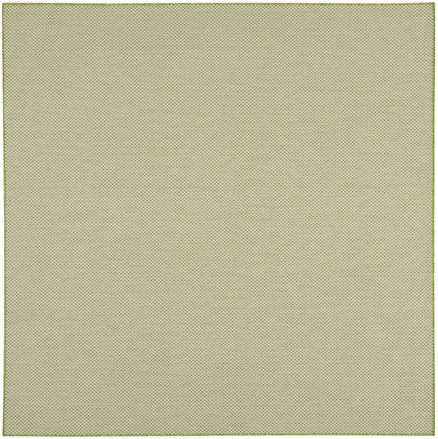 Nourison Courtyard 8' x Square Ivory Green Modern Rug