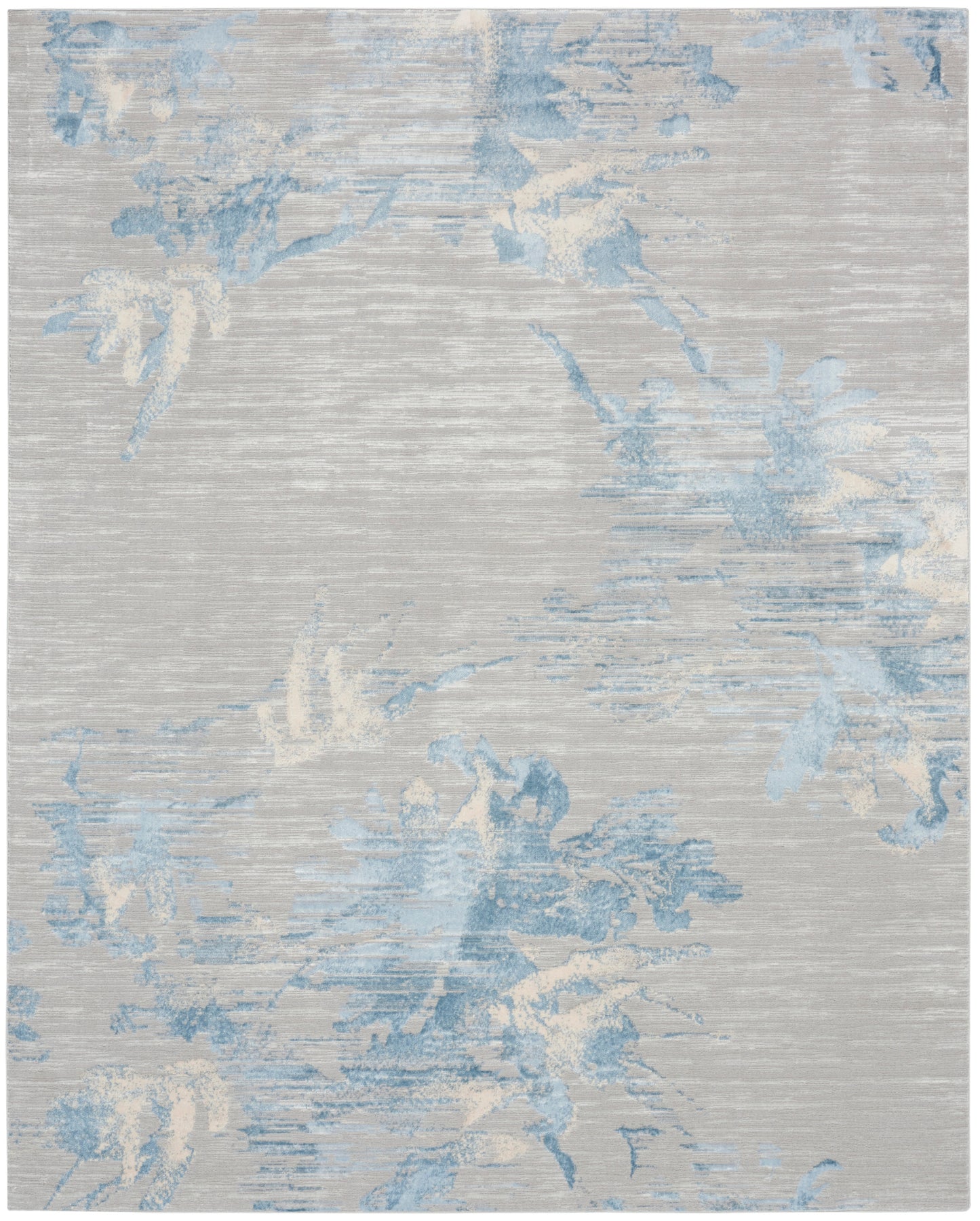 Calvin Klein CK005 Enchanting 8' x 10' Grey Sky Contemporary Indoor Rug