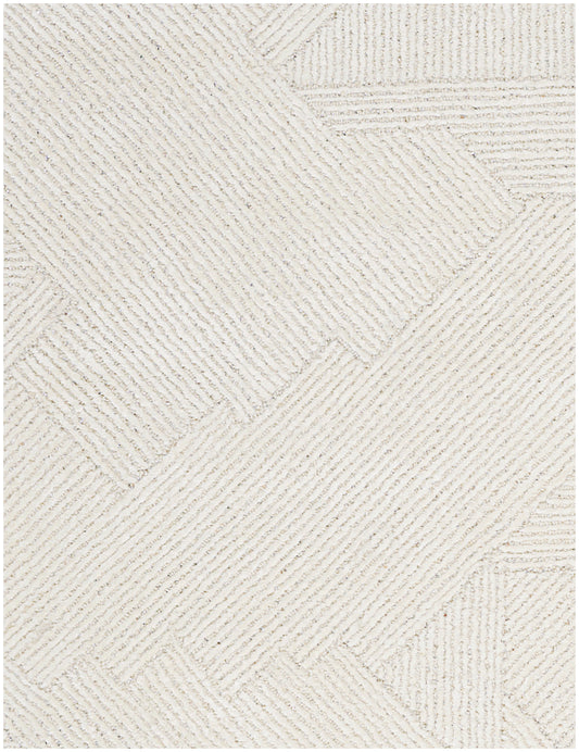 Michael Amini Ma30 Star 5'3" x 7'3" Ivory Modern Indoor Rug