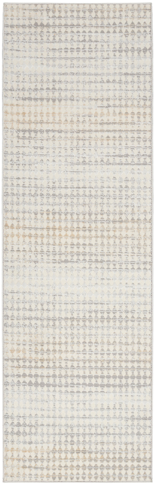 Calvin Klein CK950 Rush 2'3" x 7'3" Ivory Multicolor Modern Indoor Rug