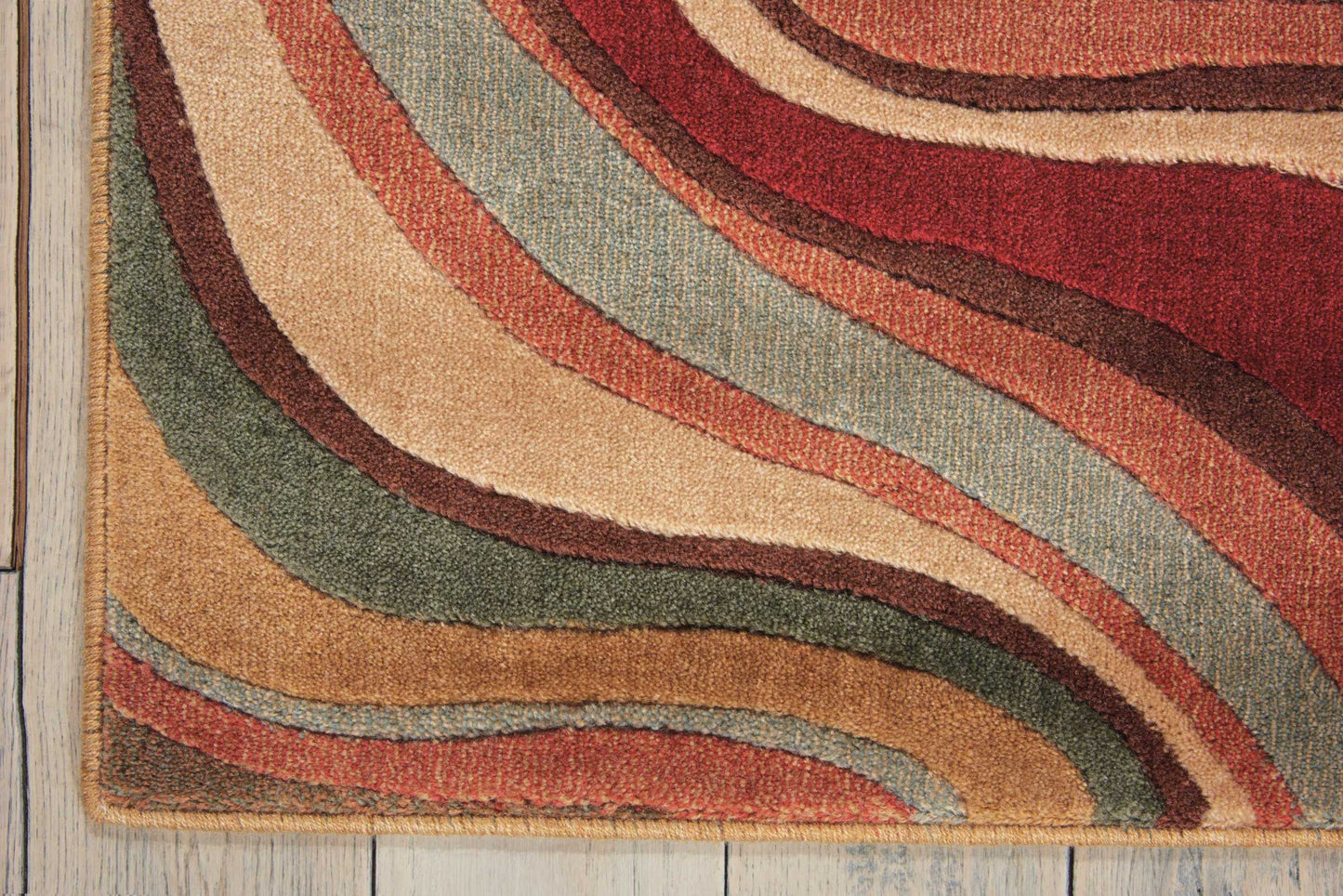 Nourison Somerset 2'3" x 8' Multicolor Modern Indoor Rug