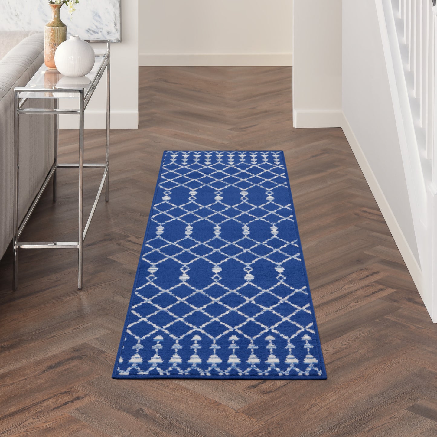 Nourison Whimsicle 2' x 6' Navy Bohemian Indoor Rug