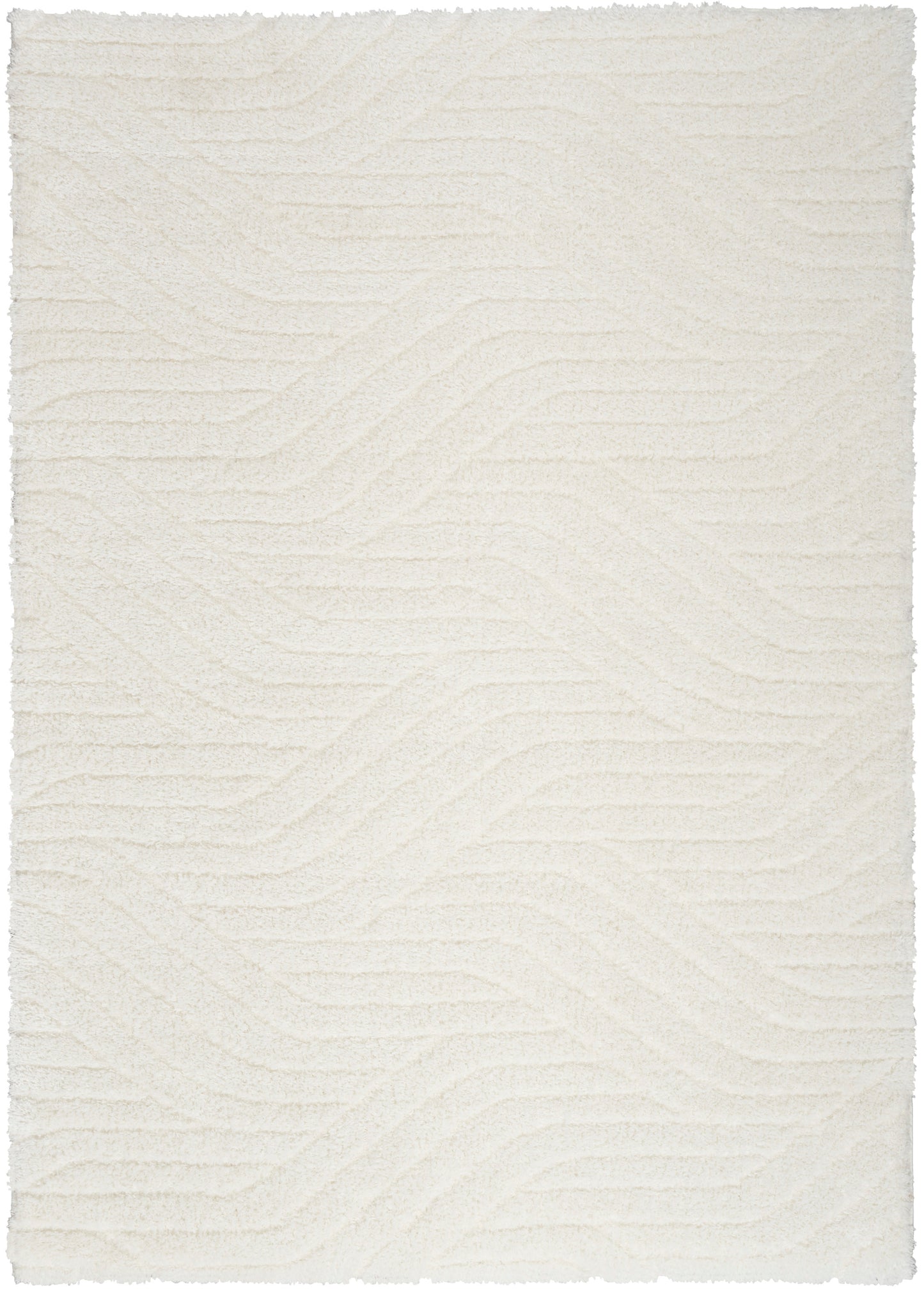 Calvin Klein Surfaces 5'3" x 7'3" Ivory Shag Indoor Rug