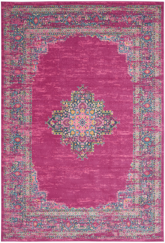 Nourison Passion 10' x 14' Fuchsia Bohemian Indoor Rug