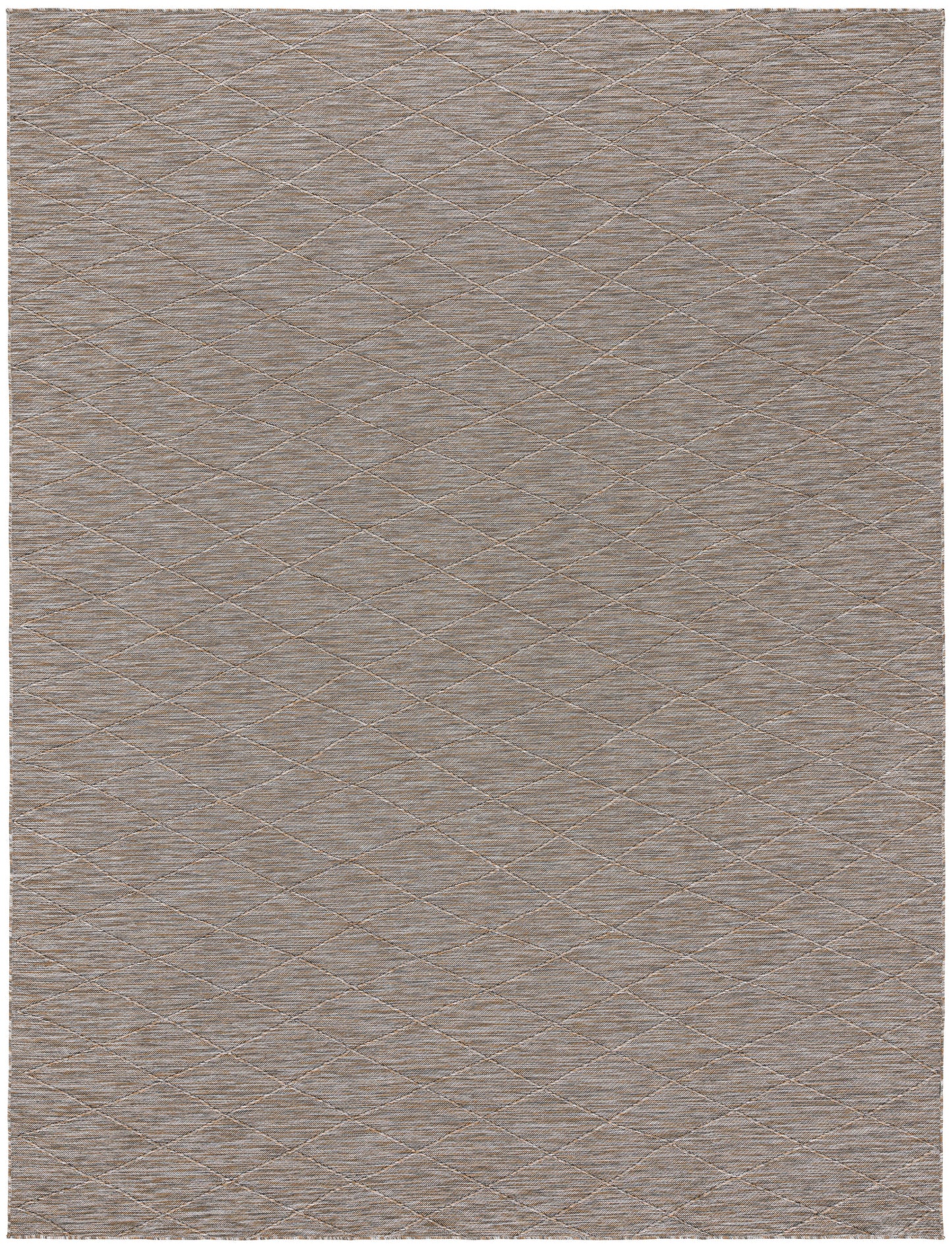 Nourison Washable Solutions 9' x 12' Grey/Mocha Modern Rug