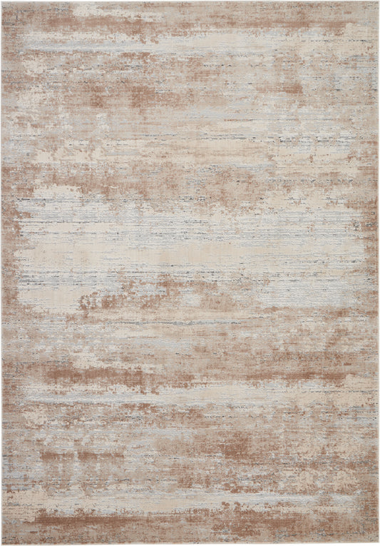 Nourison Rustic Textures 7'10" x 10'6" Beige Modern Indoor Rug