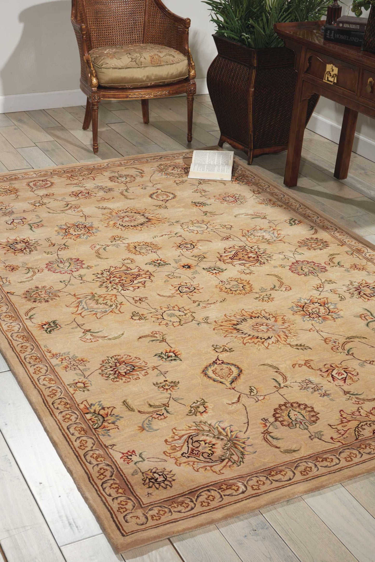 Nourison Nourison 2000 3'9" x 5'9" Beige Traditional Indoor Rug