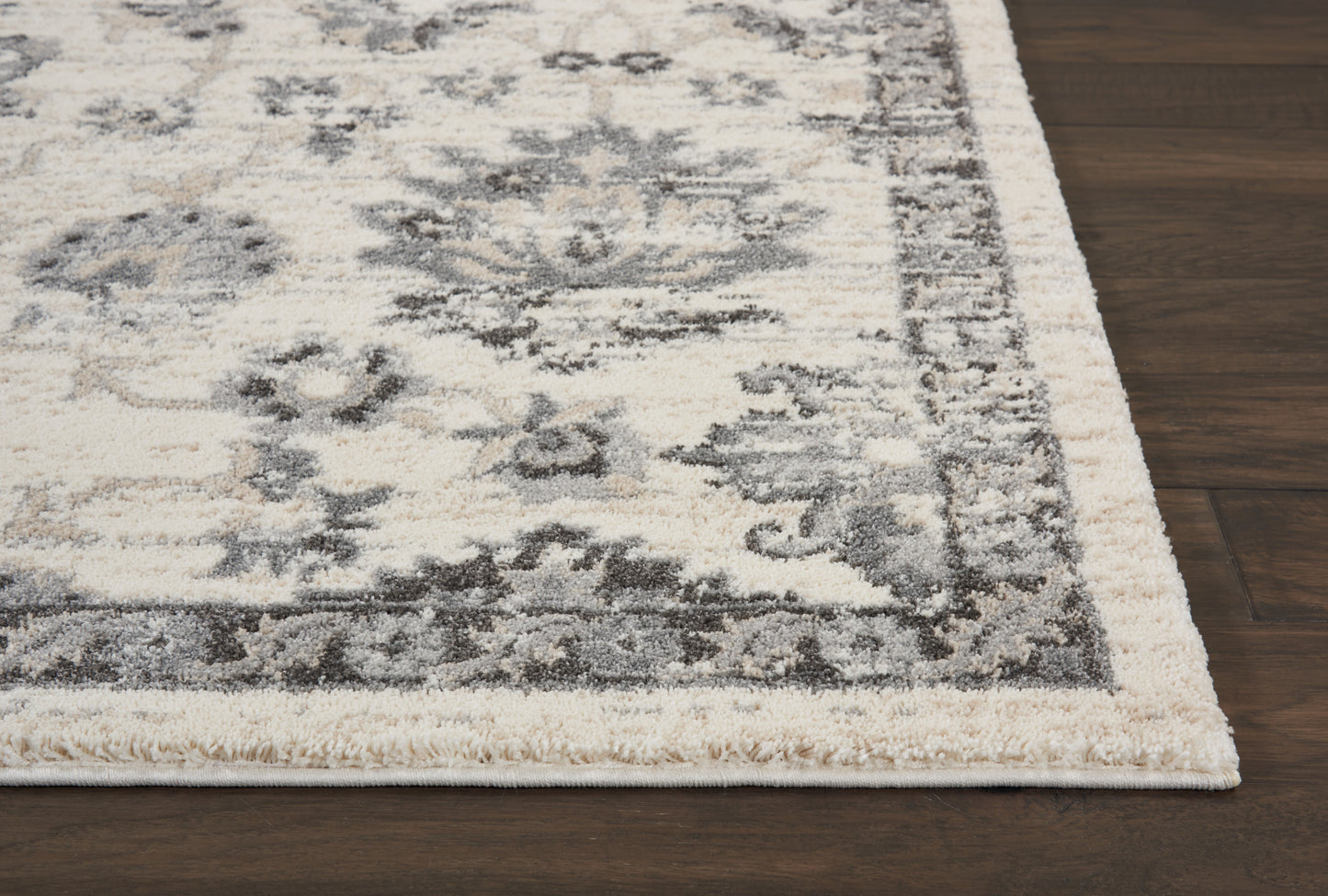 Nourison Fusion 7'10" x 10'6" Cream Grey Vintage Indoor Rug