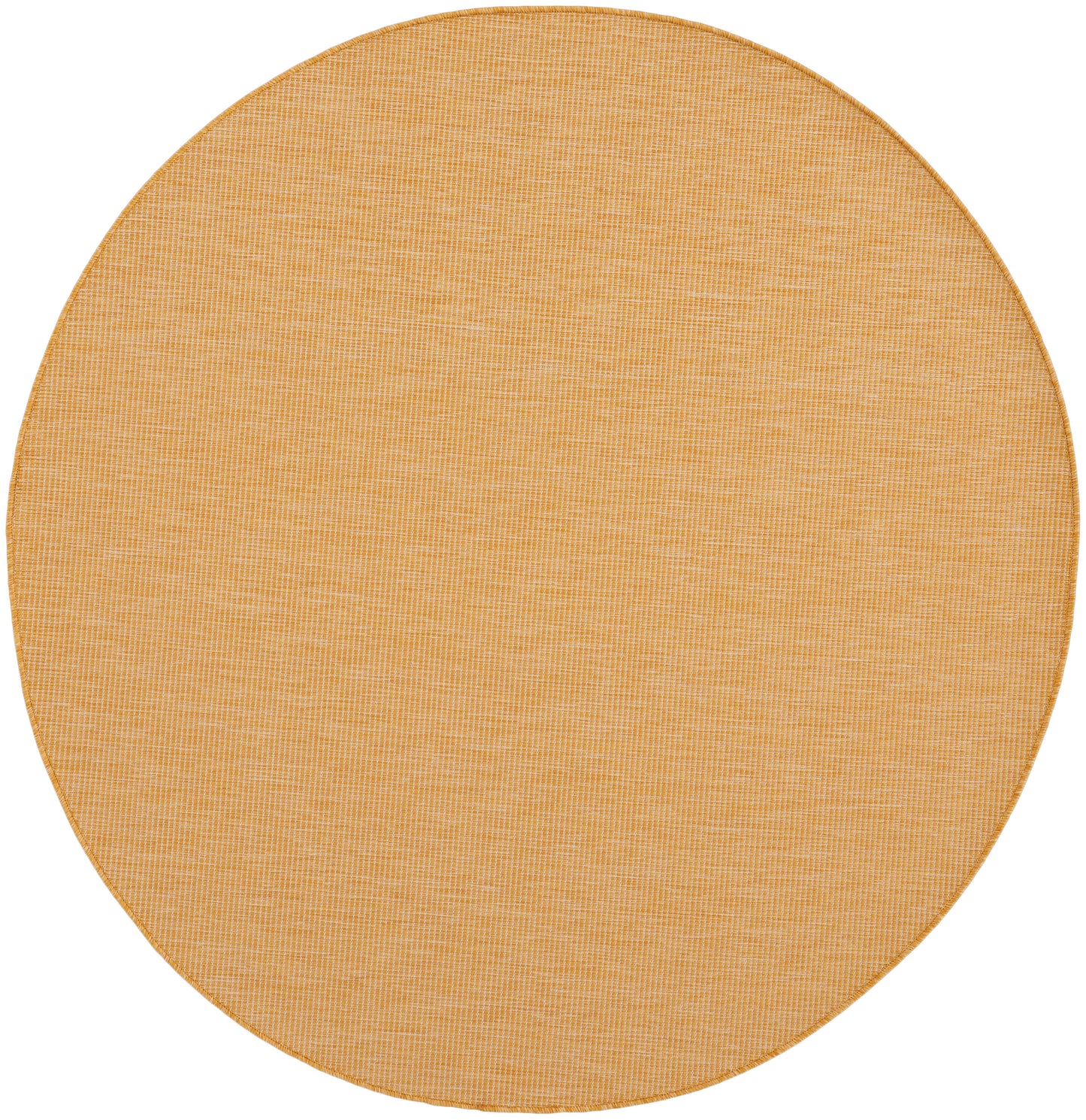 Nourison Positano 6' x Round Yellow Modern Rug