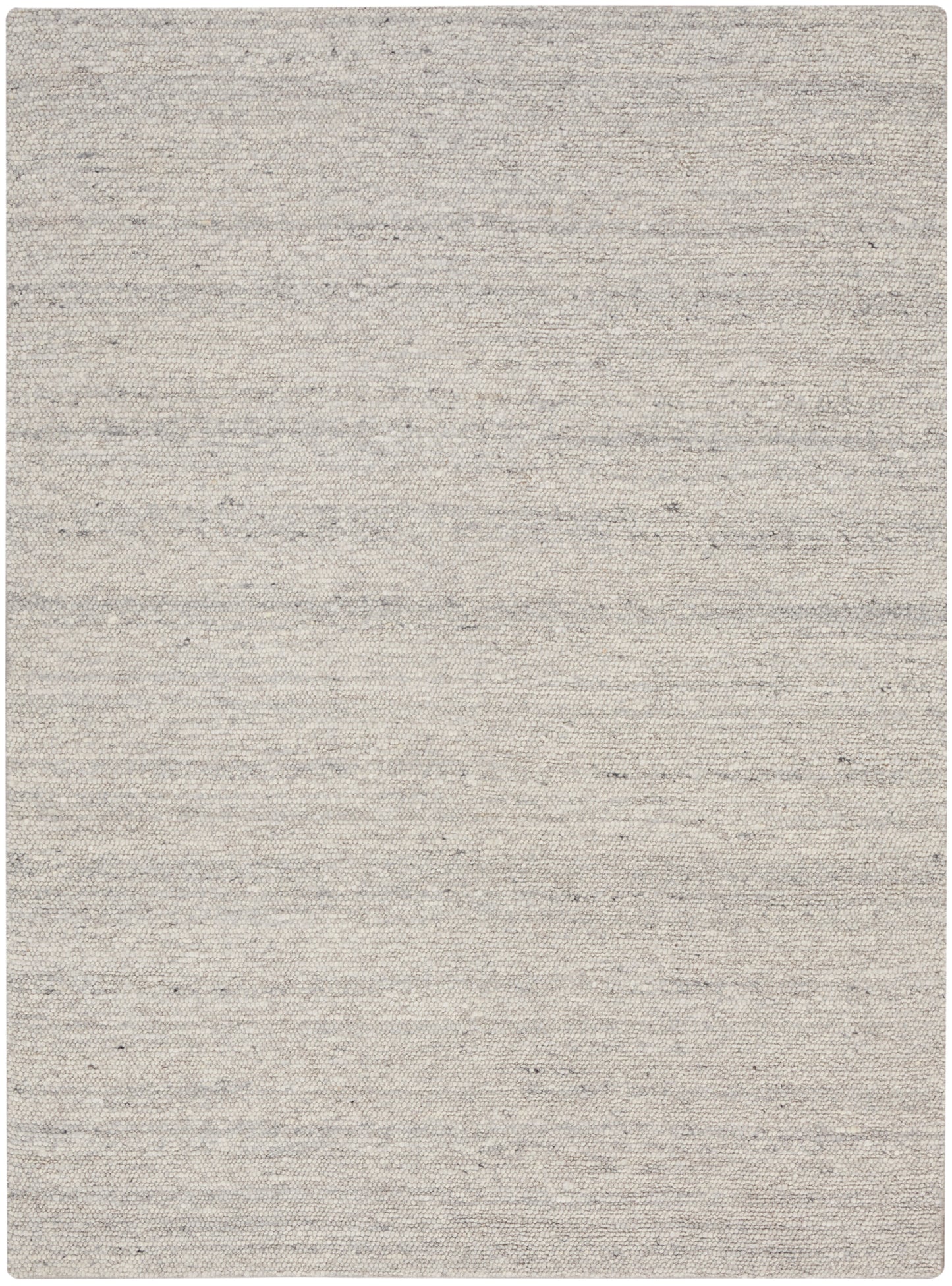 Nourison Alanna 5'6" x 7'5" Silver Farmhouse Indoor Rug