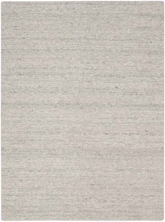 Nourison Alanna 5'6" x 7'5" Silver Farmhouse Indoor Rug