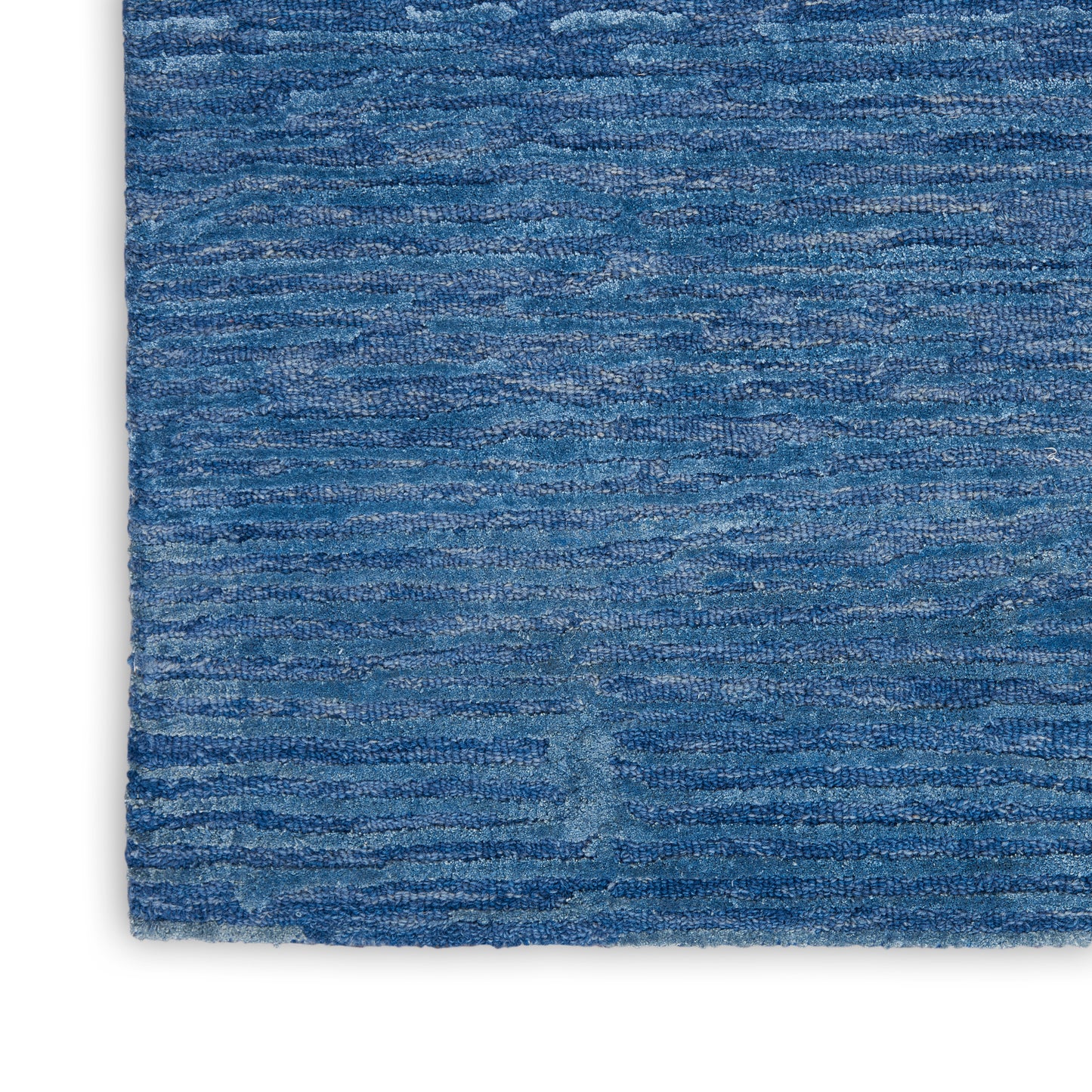 Calvin Klein CK010 Linear 5'3" x 7'3" Blue Modern Indoor Rug