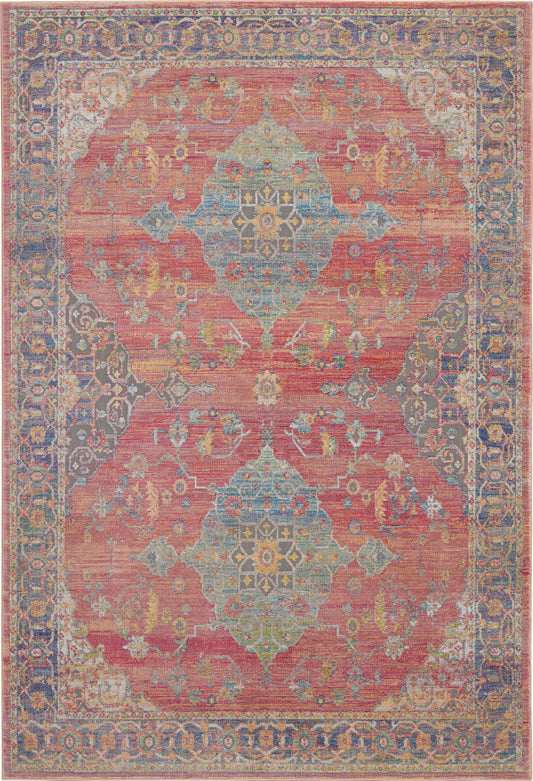 Nourison Ankara Global 4' x 6' Multicolor Vintage Indoor Rug