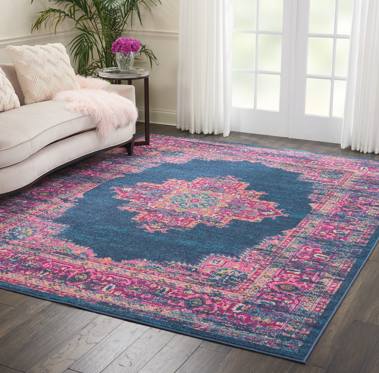 Nourison Passion 8' x 10' Blue Bohemian Indoor Rug