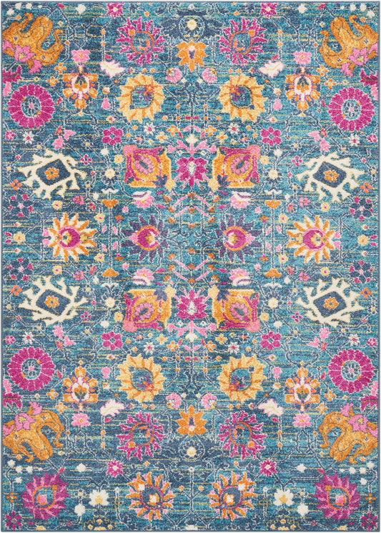 Nourison Passion 3'9" x 5'9" Denim Bohemian Indoor Rug