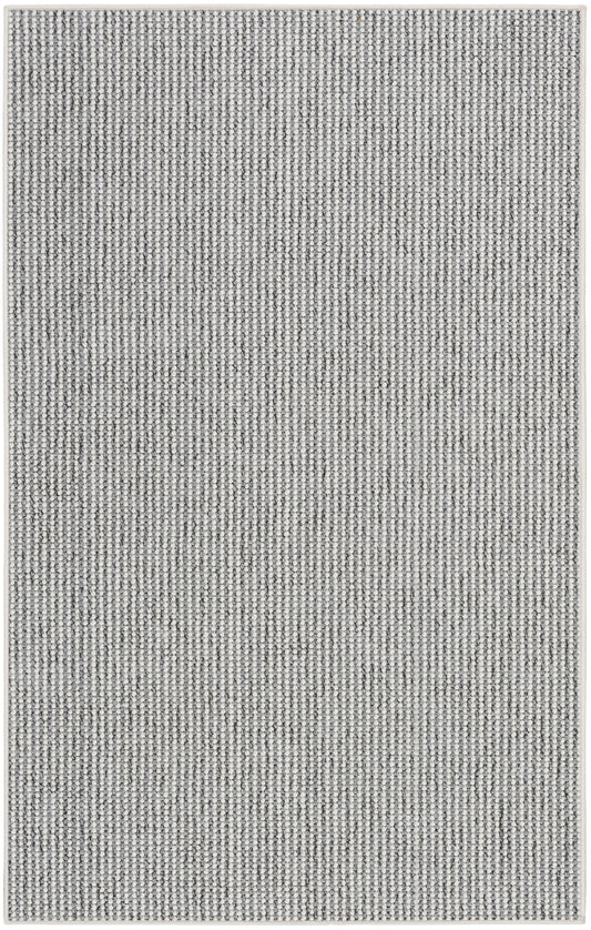 Nourison Natural Texture 2'2" x 3'9" Ivory Grey Farmhouse Indoor Rug