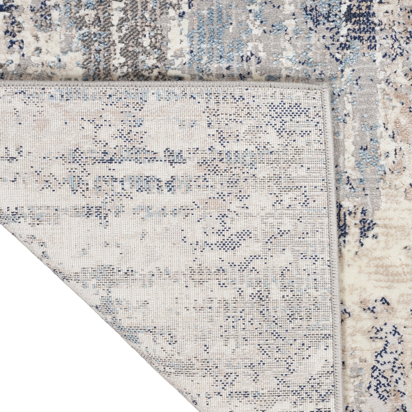 Calvin Klein CK022 Infinity 6' x 9' Ivory Grey Blue Modern Indoor Rug