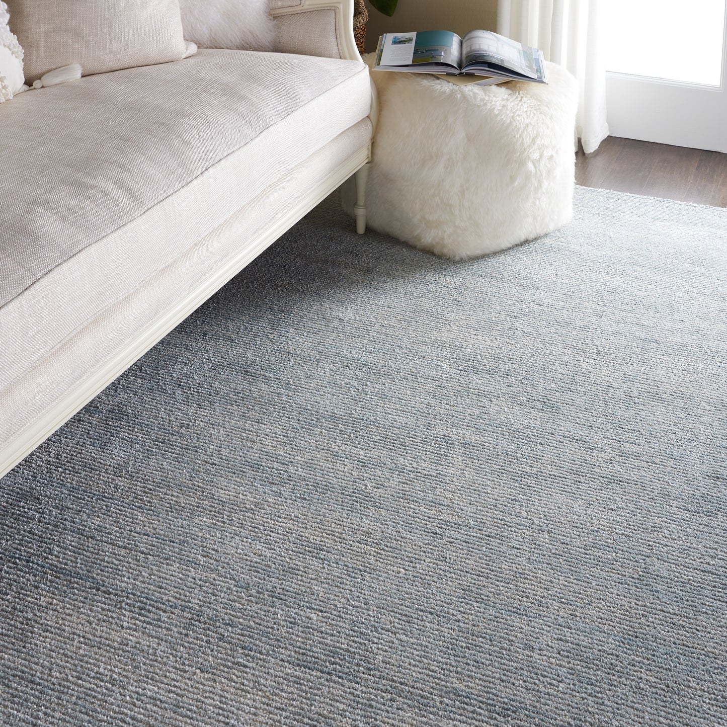 Nourison Weston 8' x 10'6" Aquamarine Modern Indoor Rug