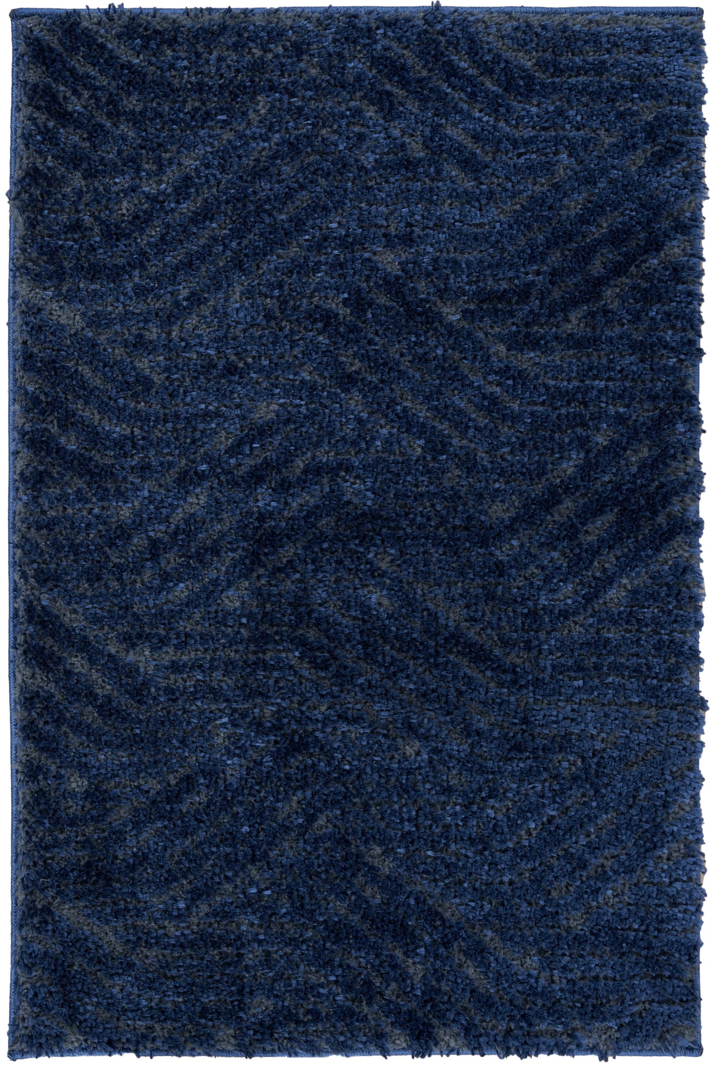 Calvin Klein Surfaces 2' x 3' Navy Shag Indoor Rug