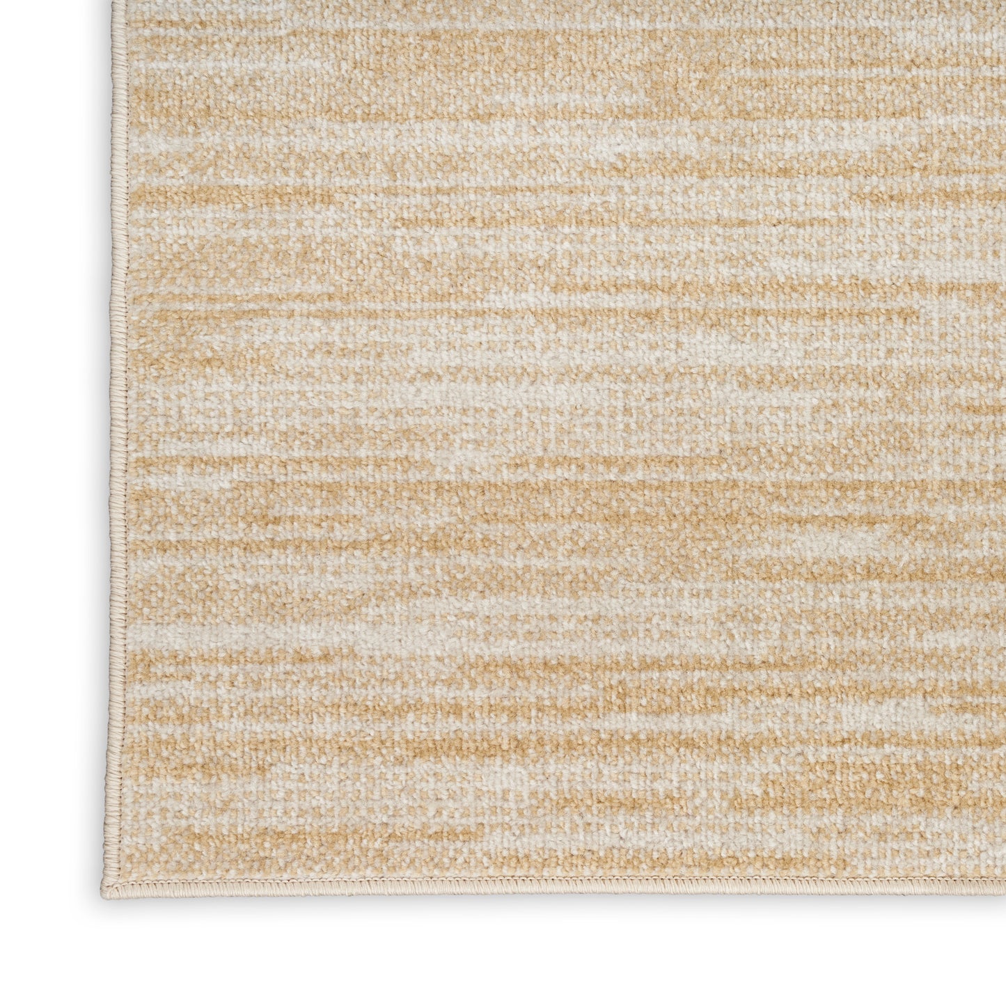 Nourison Nourison Essentials 9' x Square Ivory Gold Outdoor Rug